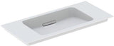 Geberit ONE Möbelwaschtisch 90x40 cm KeraTect CleanDrain verkürzte Ausladung weiß