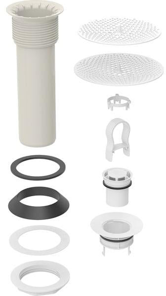 GEBERIT Set Ablaufgarnitur für Hybridurinale – DN 50, vertikal, mit Hybridgeruchsverschluss