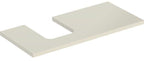 105x3x47cm, sandgrau hgl.