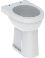 Geberit Renova Comfort Stand-WC Flachspüler erhöht barrierefrei, Abgang vertikal, weiß
