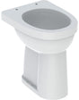Geberit Renova Comfort Stand-WC Flachspüler erhöht barrierefrei, Abgang vertikal, weiß