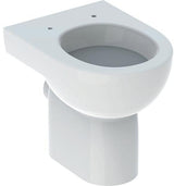 GEBERIT Renova Stand-WC Flachspüler, weiß KeraTect, Abgang horizontal