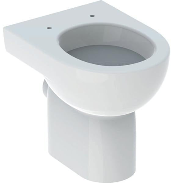 GEBERIT Renova Stand-WC Flachspüler, weiß KeraTect, Abgang horizontal