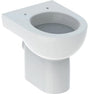 GEBERIT Renova Stand-WC Flachspüler, weiß KeraTect, Abgang horizontal