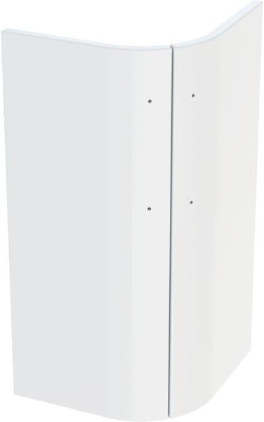 GEBERIT Renova Compact Türen-Set für Eck-HWB-Unterschrank, weiß – passgenaue Badmöbel-Front