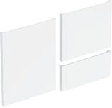 Geberit Renova Plan Front-Set für Seitenschrank, Höhe 70 cm, Weiß – Schubladenfront & Tür