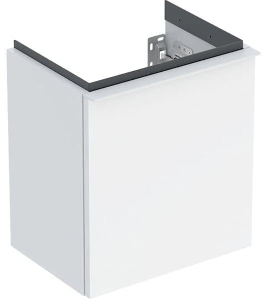 Geberit iCon Unterschrank für Handwaschbecken, 1 Tür rechts, 37 cm, weiß hochglänzend