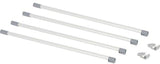 Geberit Relings-Set für Schubladen 350 mm – 4 Stück für Acanto Auszüge