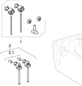 Geberit Smyle Wandbidet eckig weiß mit KeraTect und Überlauf – 35 cm