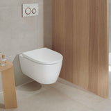 Geberit iCon Wand-WC Set Tiefspüler TurboFlush mit WC-Sitz, 53 cm, weiß