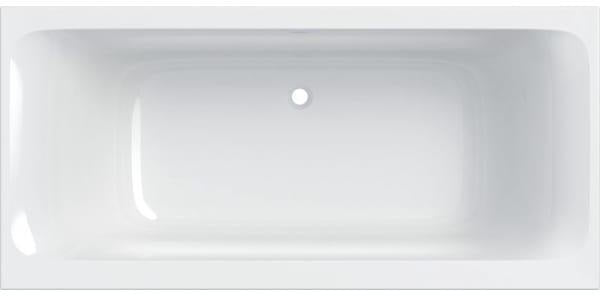 Geberit Tawa Duo Badewanne 170x75 cm weiß, rechteckig, schmaler Rand, 2-Sitzer