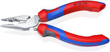 KNIPEX Spitzkombizange 145 mm Comfort-Griff – poliert, schwarz atramentiert, für Flach- und Rundmaterial