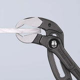 KNIPEX Cobra® Rohr- und Wasserpumpenzange 560 mm, Spannweite 120 mm, Kunststoffüberzug, poliert