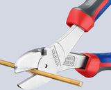 KNIPEX Kraftseitenschneider 140 mm Form 0 mit Mehrkomponenten-Hüllen – 20 % Kraftersparnis