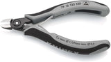 KNIPEX Präzisions-Elektronik-Seitenschneider 125 mm – ESD, induktiv gehärtete Schneiden, feinste Facette