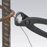 KNIPEX Monierzange 220 mm – Verdrillen und Schneiden von Bindedraht in einem Arbeitsgang