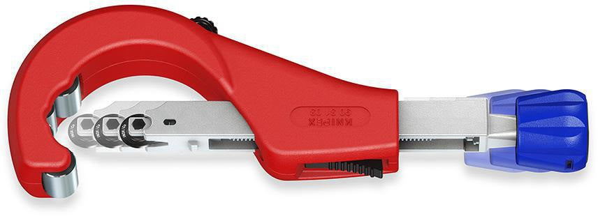 KNIPEX Rohrabschneider TubiX® 6-35 mm – QuickLock-Einhandschnellfixierung für Kupfer, Messing, Edelstahl