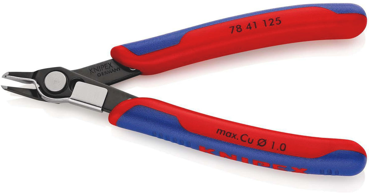 KNIPEX Elektronik-Seitenschneider Super-Knips® 125 mm – Präzisionszange für feinste Schneidarbeiten