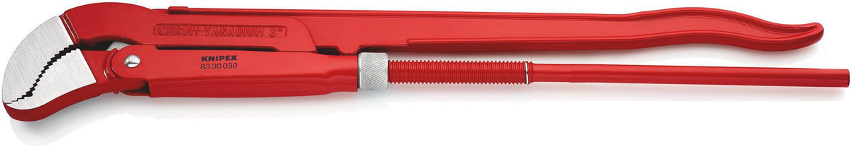 KNIPEX Rohrzange DIN 5234 S-Maul 245 mm Spannweite 0-35 mm für Rohre 1/2 Zoll