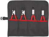 KNIPEX Sicherungsringzangensatz 4-teilig in Rolltasche 10-60 mm