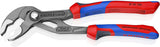 KNIPEX Cobra® Wasserpumpenzange 180 mm – Selbstklemmend, 18 Einstellpositionen, Comfort-Griff