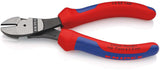 KNIPEX Kraftseitenschneider 140 mm, poliert, Form 0, Mehrkomponenten-Hüllen – 20 % Kraftersparnis