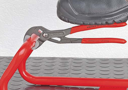 KNIPEX Cobra® Wasserpumpenzange 180 mm, Spannweite 36 mm, verchromt, Kunststoffüberzug