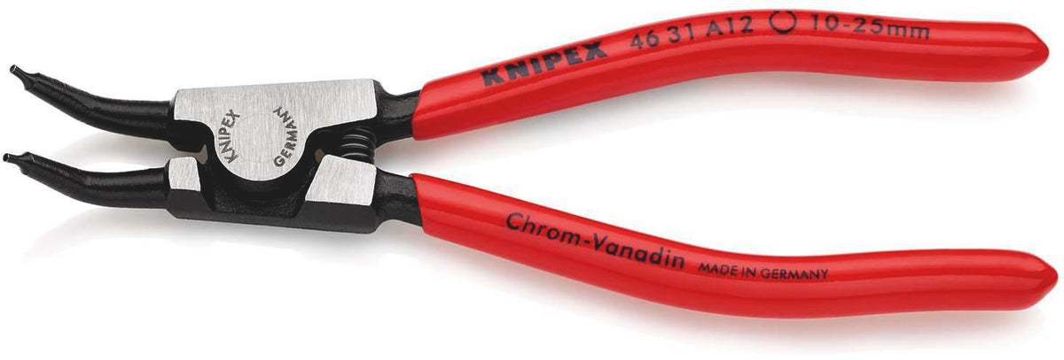 KNIPEX Sicherungsringzange A 02 für Wellen Ø 3-10 mm – 45° gewinkelte Spitzen, DIN 5254 B