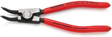 KNIPEX Sicherungsringzange A 02 für Wellen Ø 3-10 mm – 45° gewinkelte Spitzen, DIN 5254 B