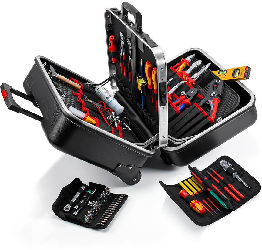 KNIPEX Werkzeugsortiment Big Twin Move Elektro 63-tlg. im Hartschalenkoffer für Elektriker