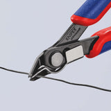 KNIPEX Elektronik-Seitenschneider Super-Knips® 125 mm – Präzisionszange für feinste Schneidarbeiten
