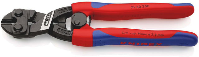 KNIPEX Kompaktbolzenschneider CoBolt 200 mm mit Mehrkomponenten-Hüllen und Aussparung