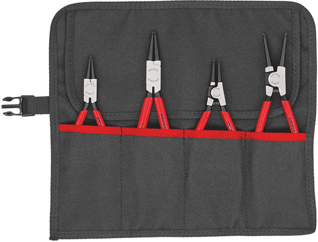 KNIPEX Sicherungsringzangensatz 4-teilig in Rolltasche 10-60 mm