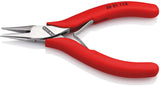 KNIPEX Elektronik-Greifzange 115 mm mit flachbreiten Backen und Kunststoffüberzug