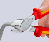 KNIPEX Kraftseitenschneider VDE 250 mm – 20 % Kraftersparnis, isoliert bis 1000 V