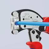 KNIPEX Crimpzange Twistor16 – Selbsteinstellend, 0,14–16 mm², 200 mm, brüniert