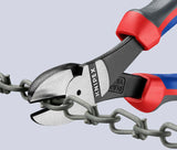 KNIPEX Kraftseitenschneider 140 mm, poliert, Form 0, Mehrkomponenten-Hüllen – 20 % Kraftersparnis