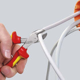 KNIPEX X-Cut® Kompaktseitenschneider VDE 160 mm – 40 % Kraftersparnis, für Pianodraht