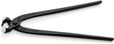 KNIPEX Monierzange 220 mm poliert schwarz atramentiert – Zum Verdrillen und Schneiden von Bindedraht