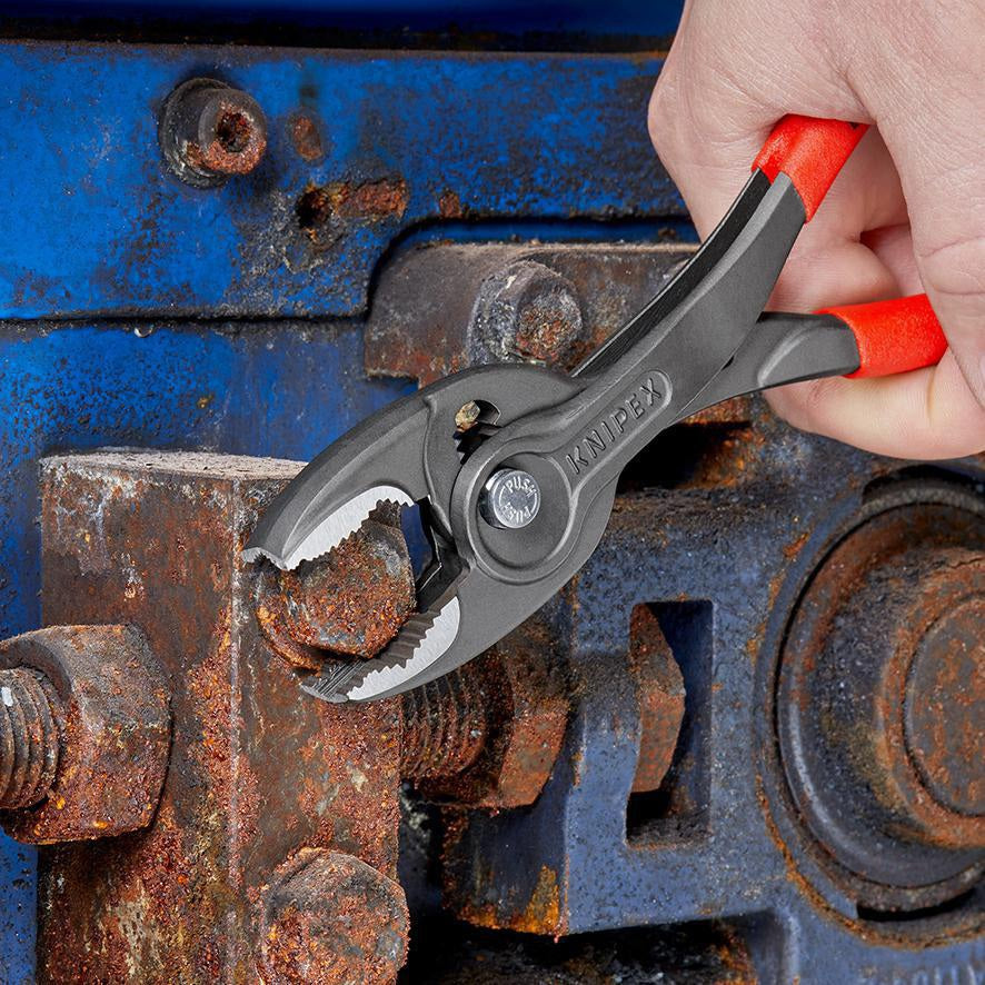 KNIPEX TwinGrip Frontgreifzange 200 mm – Robuste Zange mit Front- und Seitengreif-Funktion