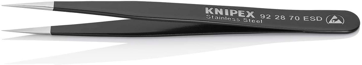KNIPEX Präzisionspinzette 110 mm, gerade, fein, rostfrei, antimagnetisch, ESD