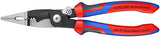 KNIPEX Elektroinstallationszange 200 mm Comfort-Griff – 6-in-1 Werkzeug für die Elektroinstallation