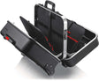 KNIPEX Schalenkoffer BIG Twin Move – Rollbarer Leerkoffer mit Teleskopgriff, Alurahmen & Codeschloss