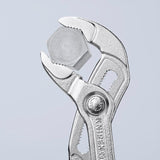 KNIPEX Cobra® Wasserpumpenzange 180 mm, Spannweite 36 mm, verchromt, Kunststoffüberzug