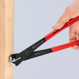 KNIPEX Kraftmonierzange 300 mm – 25 % Kraftersparnis, polierter Kopf, Kunststoffüberzug