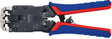KNIPEX Crimpzange für Westernstecker RJ 10/11/12/45, 200 mm, mit Schneid- und Abmantelfunktion