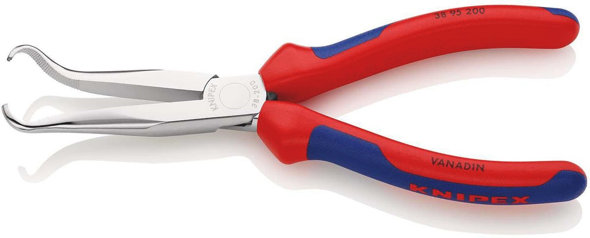KNIPEX Mechanikerzange L.200mm Form 2 40° gewinkelt Comfort-Griff verchromt