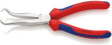 KNIPEX Mechanikerzange L.200mm Form 2 40° gewinkelt Comfort-Griff verchromt