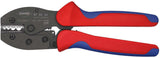 KNIPEX Crimpzange PreciForce® 220 mm für 0,5–6 mm² – Einhandbedienung, Präzisionsprofile