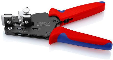 KNIPEX Präzisions-Abisolierzange 195 mm für Solarkabel und mehrlagige Isolierungen